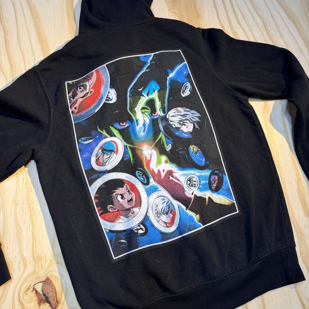 Hunter x Hunter Chimera Ant Arc Graphic Hoodie Black XS Gon Killua Meruem